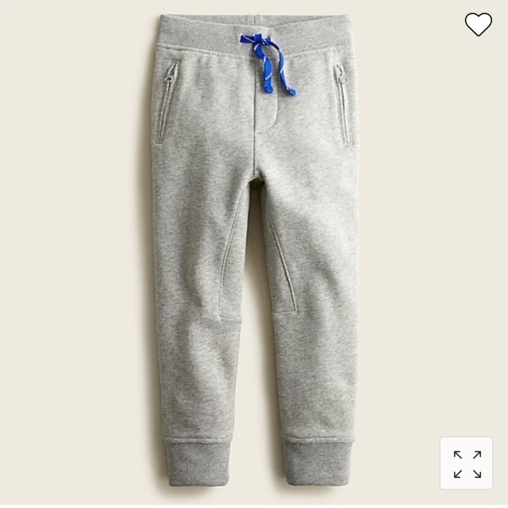 J Crew Boys' slim-slouchy sweatpant in french terry AV832